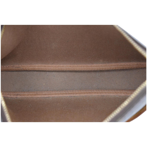 LOUIS VUITTON Cerises Monogram Canvas Pochette Accessoires Pouch Bag Brown