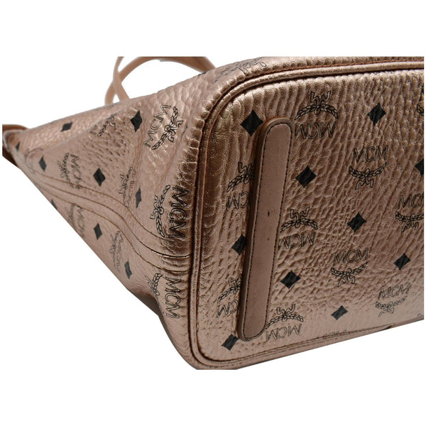 preloved MCM Reversible Liz Medium Visetos Canvas Shopper Bag