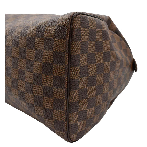 LOUIS VUITTON Speedy 35 Damier Ebene Satchel Bag Brown