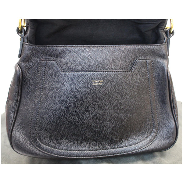 TOM FORD Jennifer Medium Leather Shoulder Bag Black