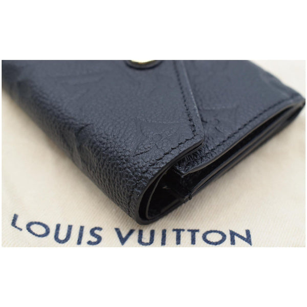 LOUIS VUITTON Monogram Empreinte Zoe Compact Wallet Black