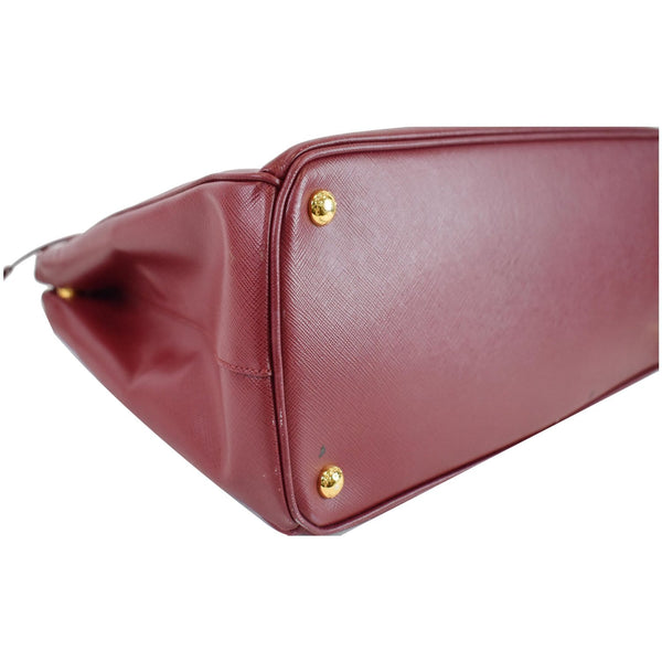 PRADA Lux Large Saffiano Leather Tote Bag Red