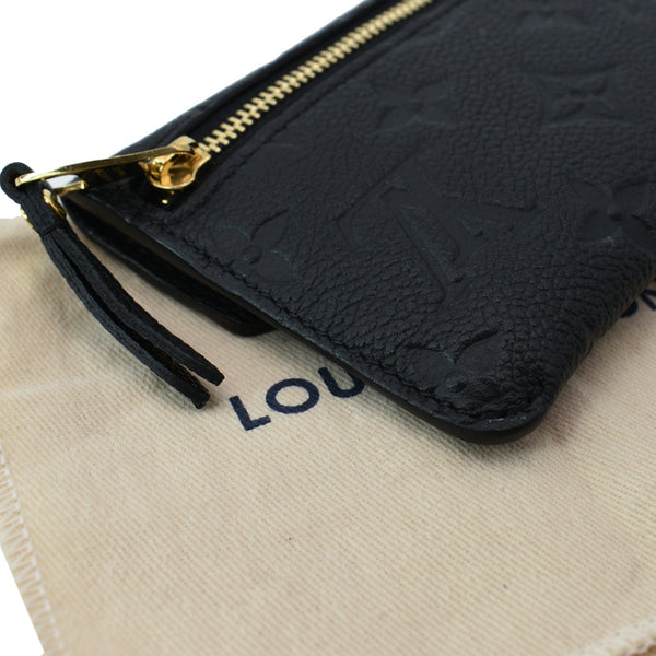 Louis Vuitton Key Pouch Empreinte Leather Wallet Noir