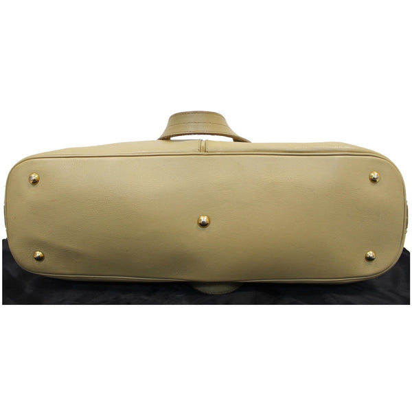 YVES SAINT LAURENT Muse Leather Dome Satchel Bag Tan - Final Sale