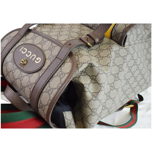GUCCI Soft GG Supreme Canvas Backpack Bag Beige 473869