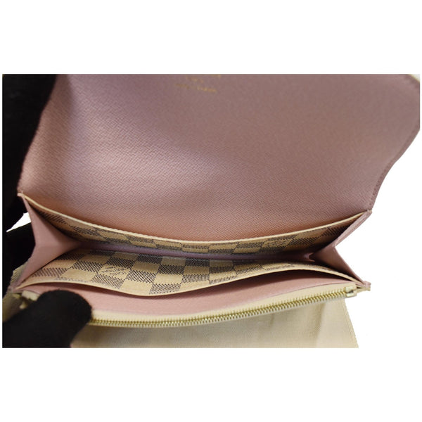 Louis Vuitton Emilie Wallet Dual Pocket interior