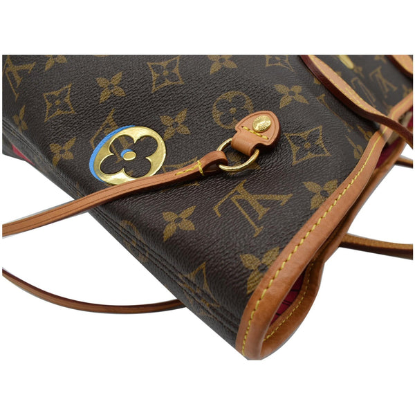 Louis Vuitton Love Lock Neverfull MM Bag - corner view