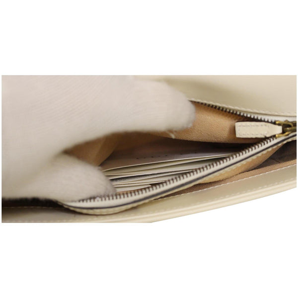 GUCCI GG Marmont Small Top Handle Shoulder Bag Cream 498110