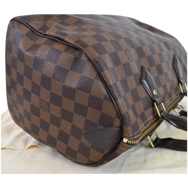 LOUIS VUITTON Speedy 30 Damier Ebene Satchel Bag Brown