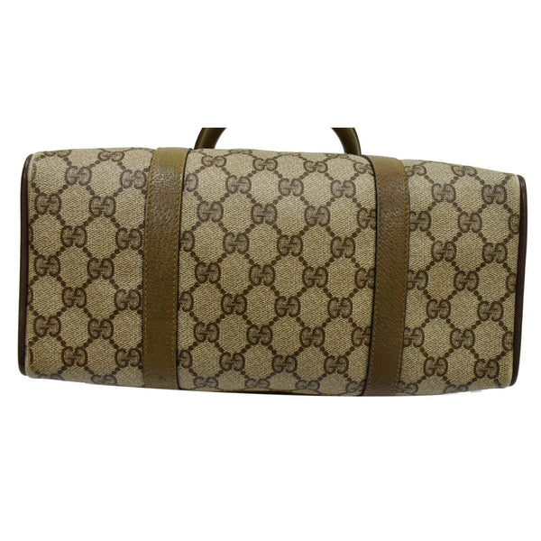 Gucci Vintage Doctor GG Canvas Boston Satchel Bag Bottom- DDH