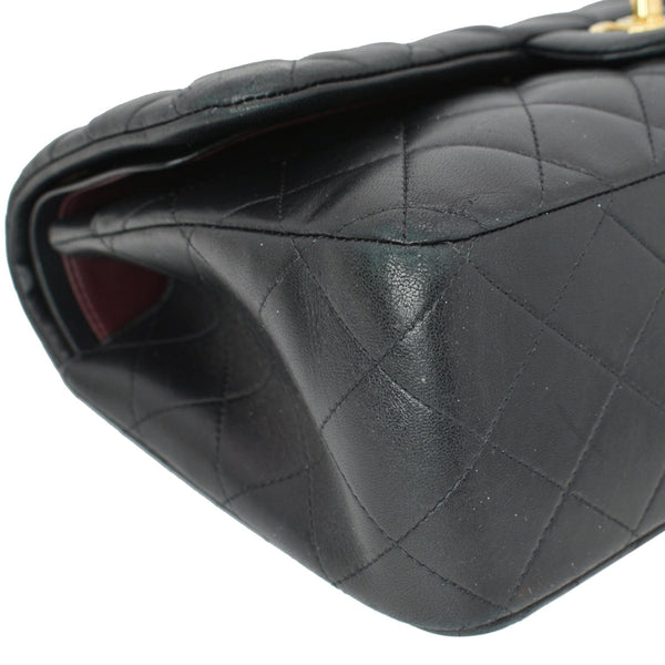CHANEL Classic Jumbo Double Flap Lambskin Leather Shoulder Bag Black 24752035 - Hot Deals
