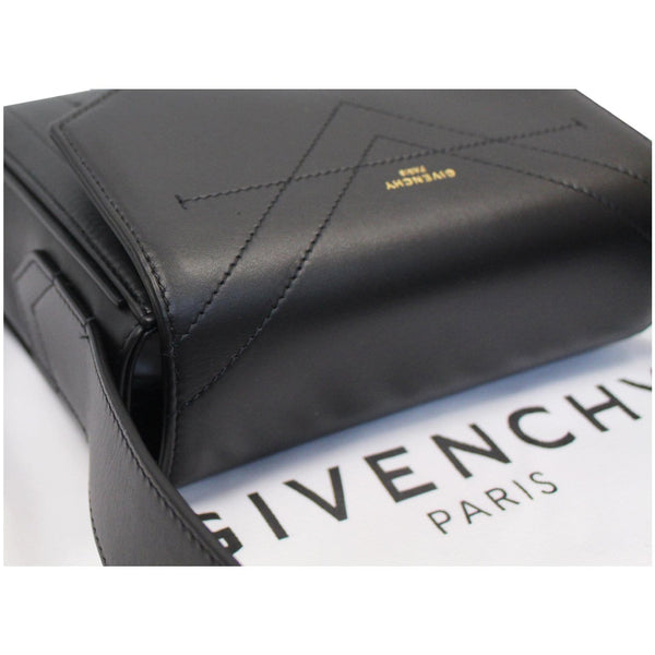 GIVENCHY Small Eden Smooth Leather Shoulder Bag Black