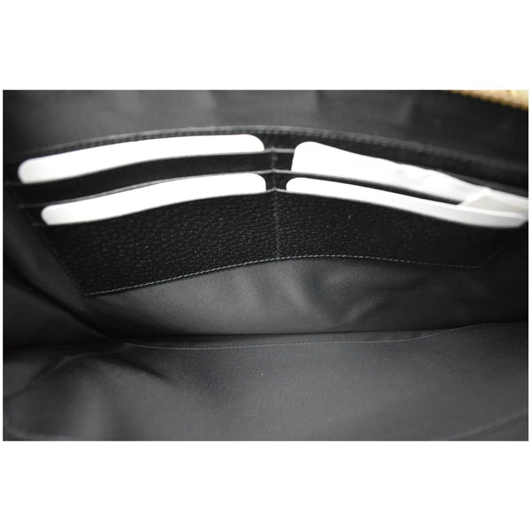 GUCCI Agora Web Leather Bag Black 428758