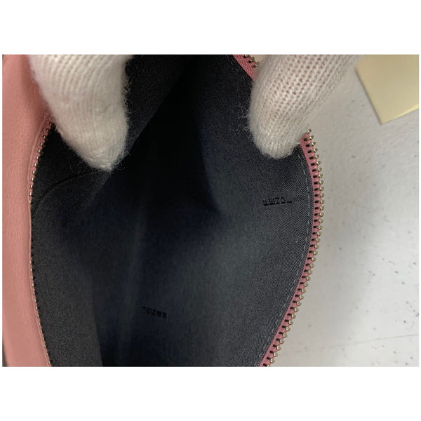 FENDI Dotcom Quilted Lambskin Zippy Pochette Pink - Last Call