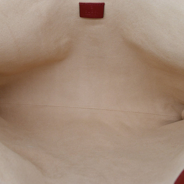 GUCCI Rajah Large Leather Tote Shoulder Bag Red 537219 - Hot Deals