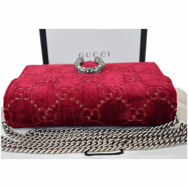 Gucci Dionysus Mini Monogram Canvas Crossbody Wallet