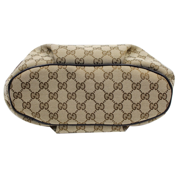 GUCCI GG Plus Monogram Canvas Messenger Shoulder Bag Beige 388930