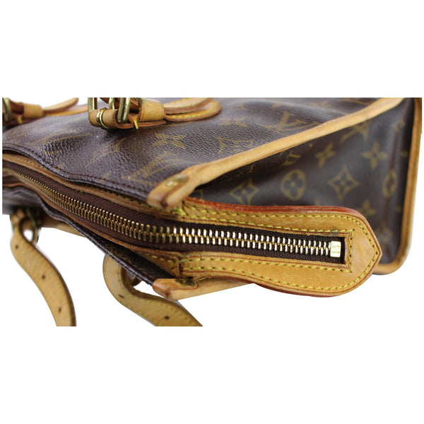 Louis Vuitton Popincourt Haut Monogram Canvas Tote Bag - brown leather