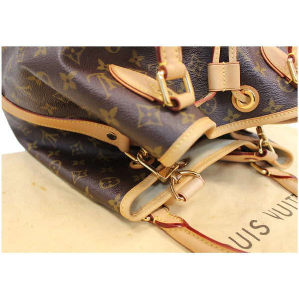 LOUIS VUITTON Neo Monogram Canvas Shoulder Bag Brown