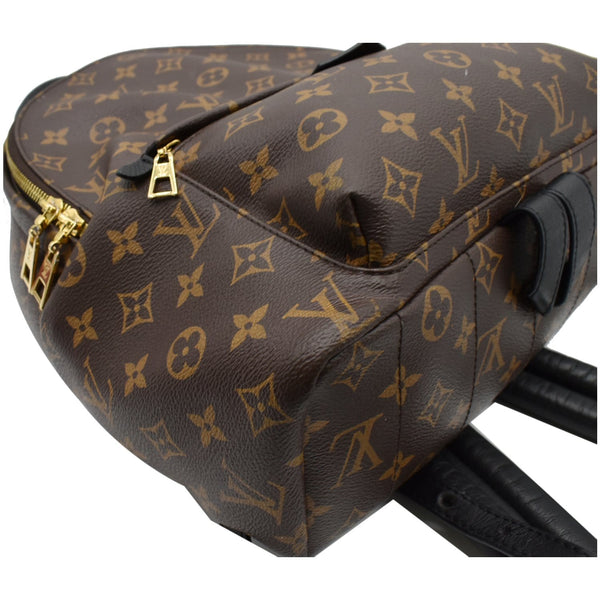 LOUIS VUITTON Palm Springs MM Monogram Canvas Backpack Bag Brown