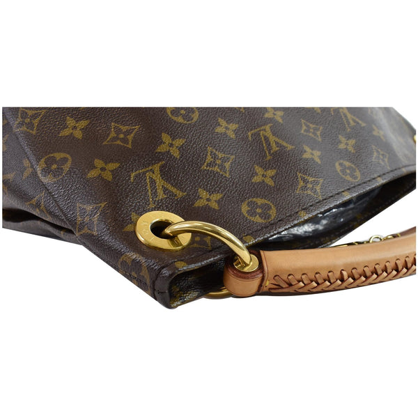 LOUIS VUITTON Artsy MM Monogram Canvas Shoulder Bag Brown