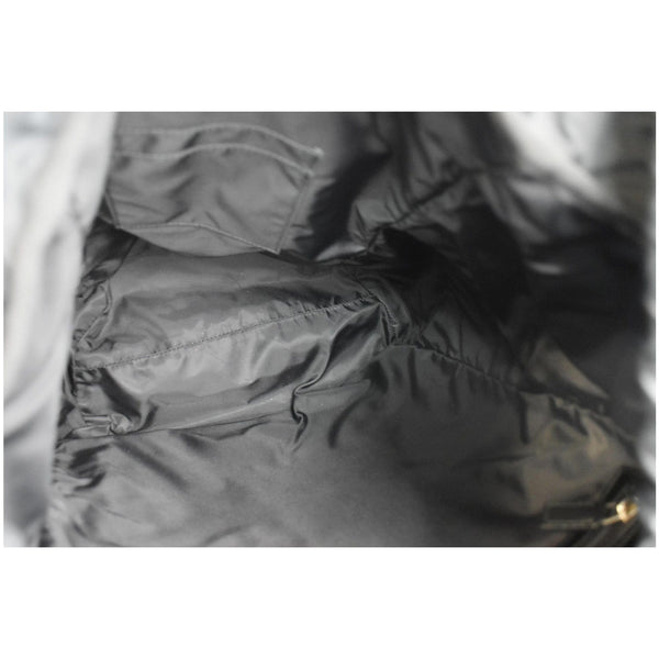 GUCCI Techno Fabric Canvas Backpack Bag Black 429037