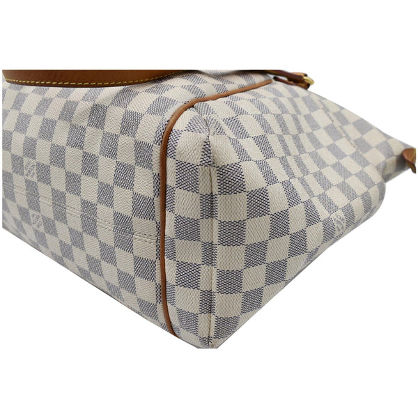 LOUIS VUITTON Totally MM Damier Azur Shoulder Bag White