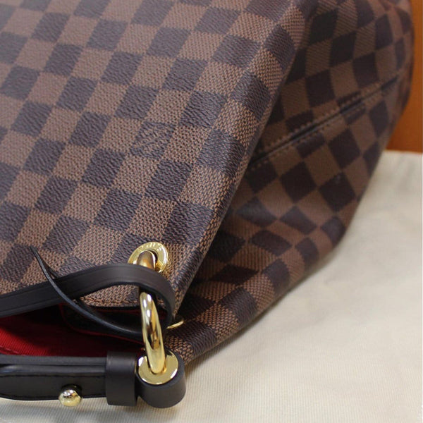 LOUIS VUITTON Graceful MM Damier Ebene Shoulder Bag Brown