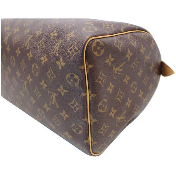 corner view lv Speedy 35 Monogram Canvas Tote Bag Women