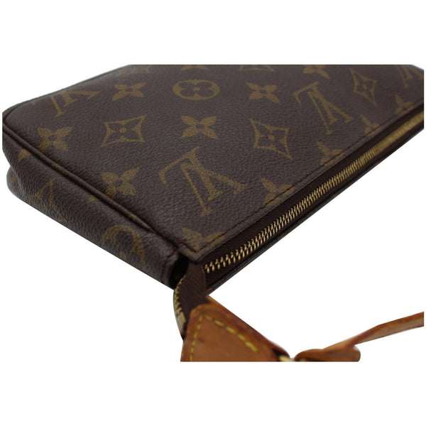 LOUIS VUITTON Pochette Accessoires Monogram Canvas Pouch Brown