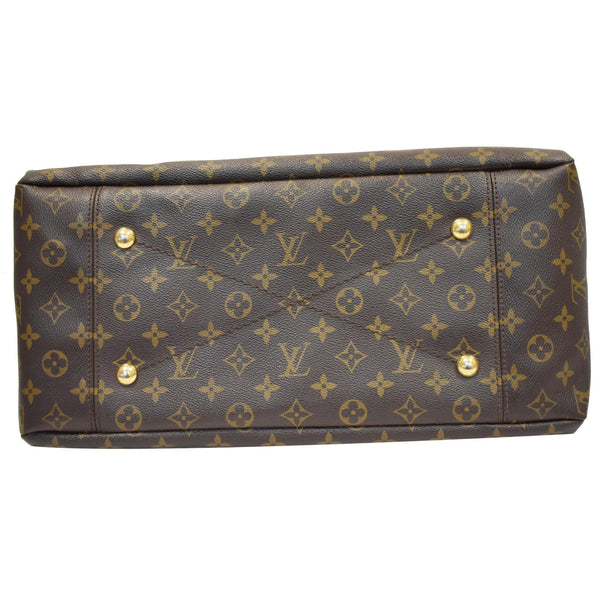 LOUIS VUITTON Artsy MM Monogram Canvas Shoulder Bag Brown