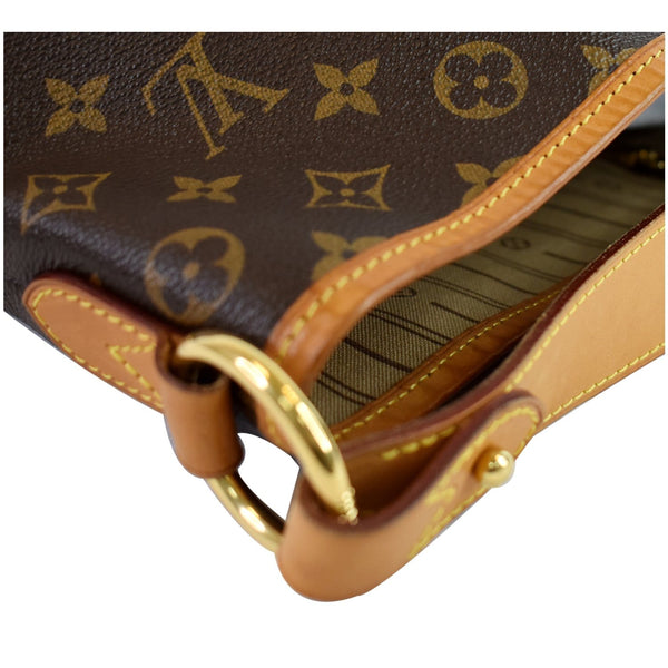 LOUIS VUITTON Delightful PM Monogram Canvas Shoulder Bag Brown