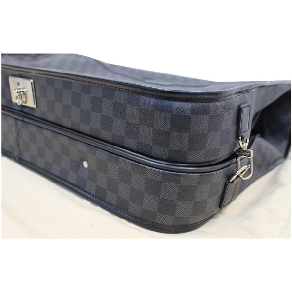 LV 3 Hangers Damier Graphite Garment Bag Black