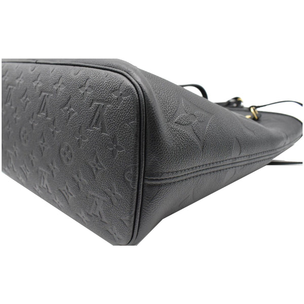 LOUIS VUITTON Neverfull MM Monogram Empreinte Tote Bag Black