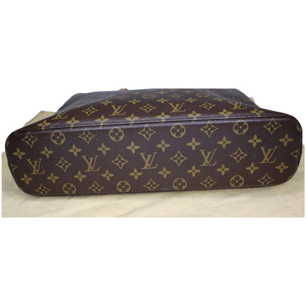 bottom view lv Luco Monogram Canvas Designer Tote Bag