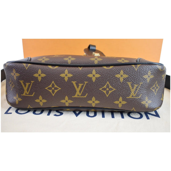 LOUIS VUITTON Odeon PM NM Monogram Canvas Shoulder Bag Black/Brown