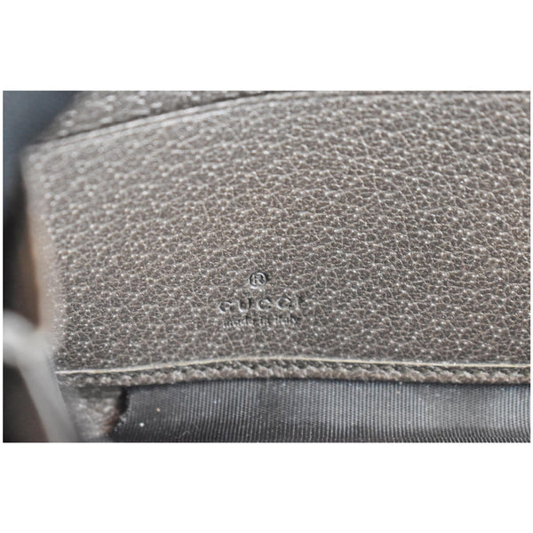 GUCCI Courrier GG Supreme Canvas Zippy Wallet Beige 473909