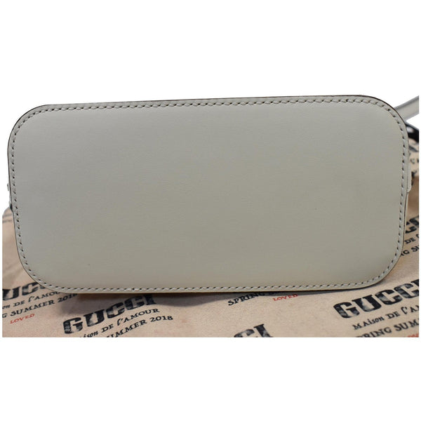 GUCCI Moon Steller Guccy Leather Crossbody Bag Ivory - Final Sale