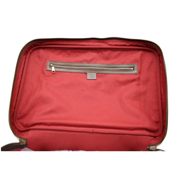 Gucci Web GG Supreme Suitcase Travel Bag - Dallas Handbags