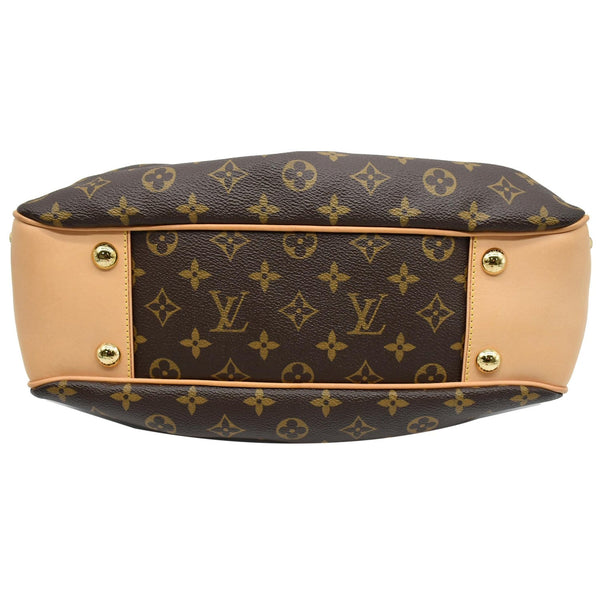 LOUIS VUITTON Boetie PM Monogram Canvas Shoulder Bag Brown