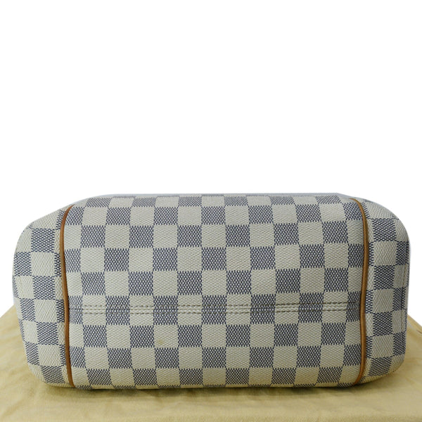 LOUIS VUITTON Totally PM Damier Azur Shoulder Bag White