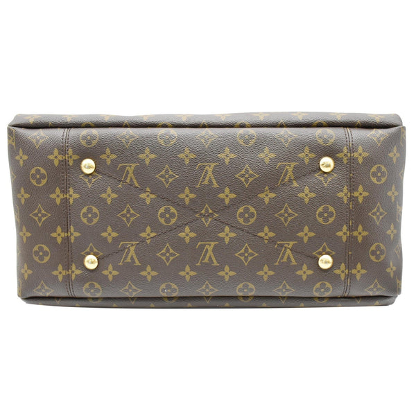 LOUIS VUITTON Artsy MM Monogram Canvas Hobo Bag Brown