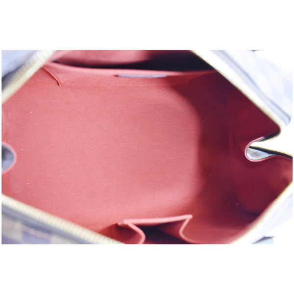 LOUIS VUITTON Ribera MM Damier Ebene Satchel Bag Brown