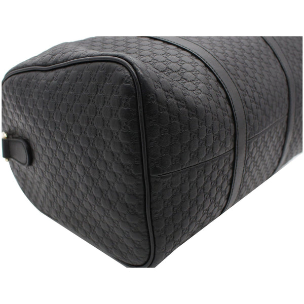 GUCCI Microguccissima Leather Boston Bag Black 449646