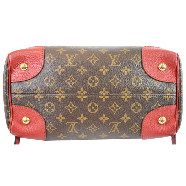 LOUIS VUITTON Retiro NM Monogram Canvas 2Way Shoulder Bag Red