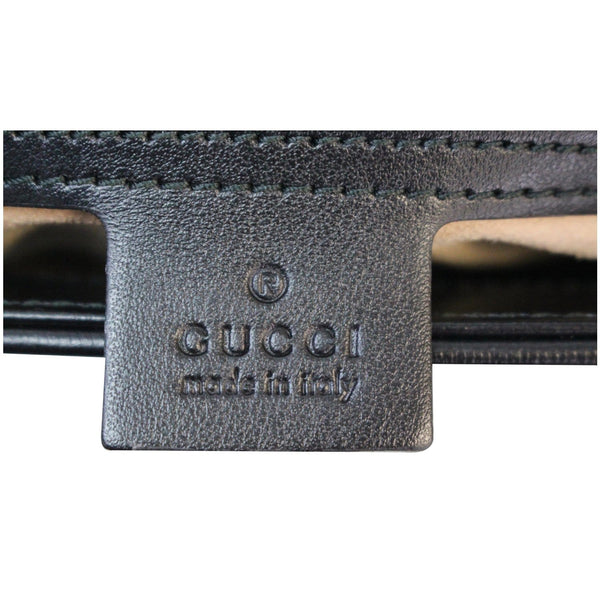 GUCCI GG Marmont Small Top Handle Shoulder Bag Black 498110