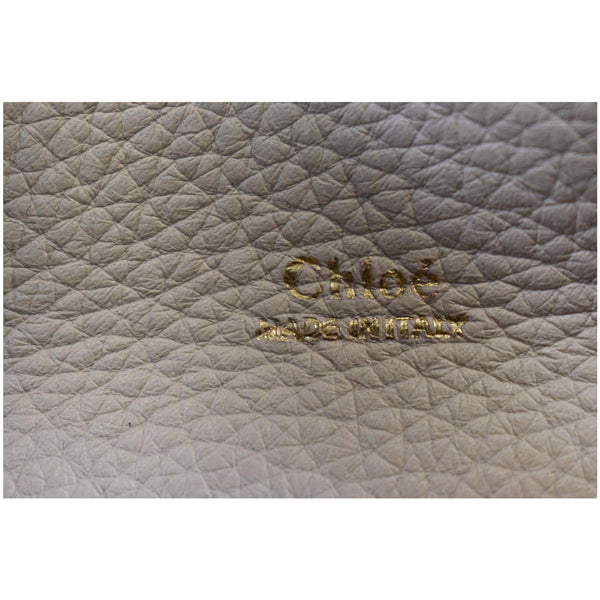 CHLOE Medium Aby Day Grained Leather Shoulder Bag Cream