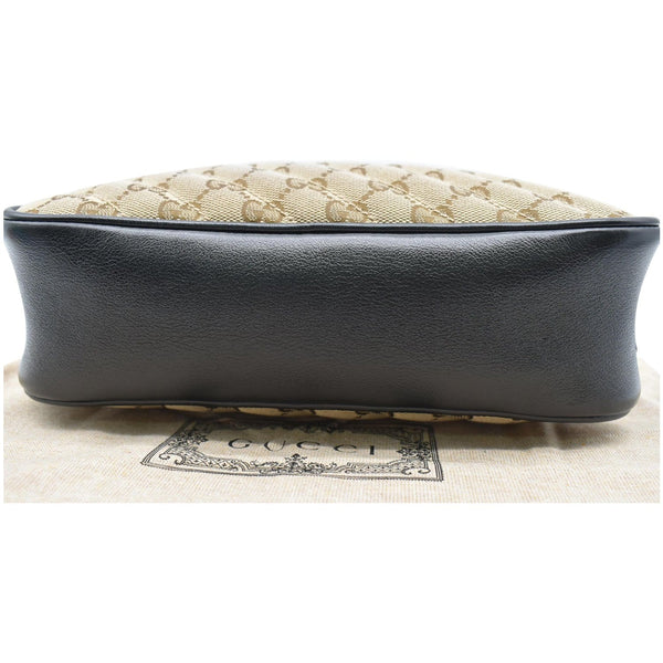 GUCCI GG Marmont Small Matelasse Canvas Leather Crossbody Bag Beige 447632