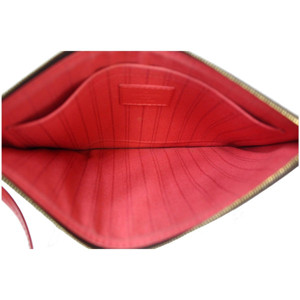 Louis Vuitton Wristlet Pouch Red interior Neverfull Totem MM
