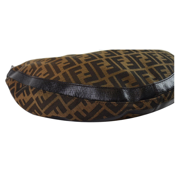 Fendi Half Moon Zucca Canvas Hobo Handbag for women